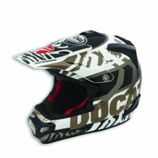 Ducati Arai MX-V Explorateur V2 Enduro Casque Noir Gris Neuf