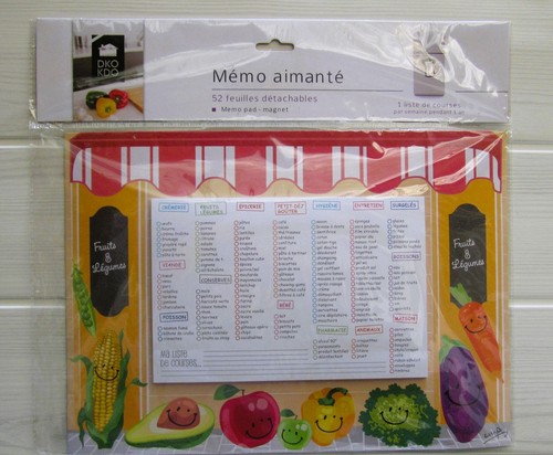 Mémo liste courses - mémo,