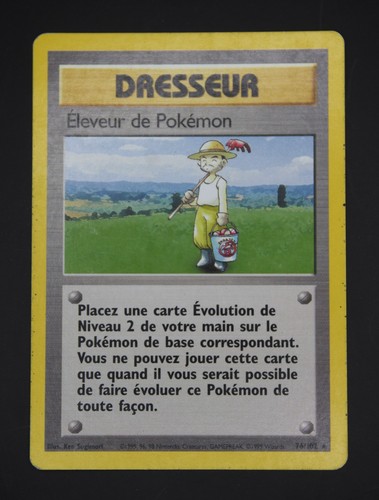 Carte pokemon 102 eleveur - carte,