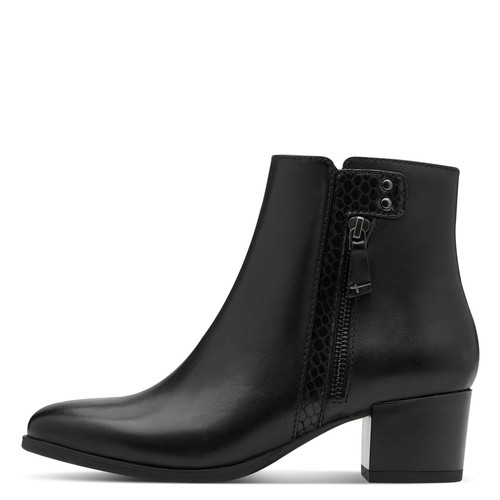 Bottines femme cuir noir à - bottines, en