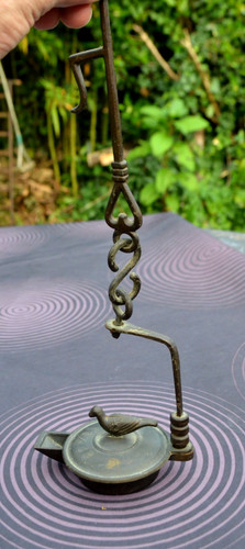 Lampe huile mineur - lampe,
