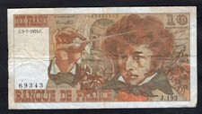 Francs berlioz 7 1975 - 10,