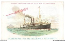 ARSP16-1035-BATEAU - paquebot - magellan sortant de la baie de rio-dejaneiro -