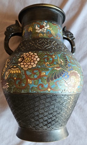 Vase asiatique bronze - vase,