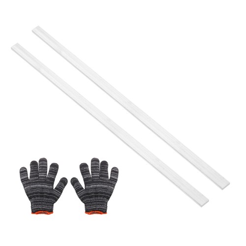 Barre alu carrée 4x20x407mm