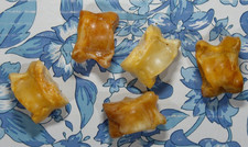 JEU de 5 OSSELETS en OS VÉRITABLE