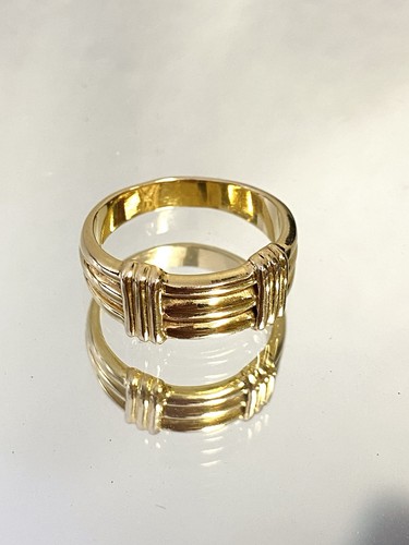 Bague jonc unisexe plaqué - bague,