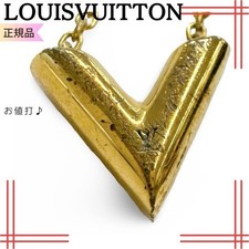 Collier Louis Vuitton M61083 Essential V GP Gold Femme Authentique Occasion J...
