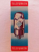 Ancienne boîte lampe TSF Radio TELEFUNKEN CY1 - graphisme Allemagne - ART-DÉCO  