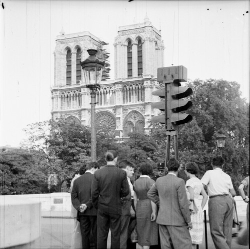 Paris 1950 nouveau feux - paris, c.