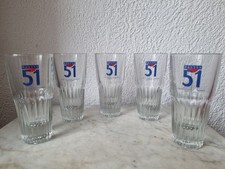 Lot 5 Verres Momie Pastis 51