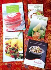 Lot 5 livres Cuisine du cru - Cuisine légère - Légumes - Sans prendre de poids