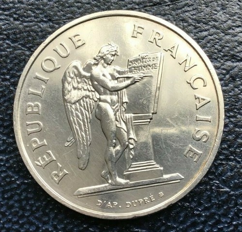 Monnaie 100f droits de - de,
