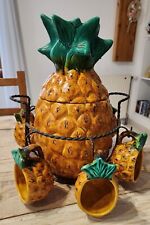 SERVICE A PUNCH ANANAS  VALLAURIS 1950/60