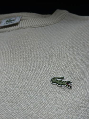 Pull lacoste beige - /, rond