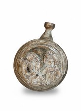 Bouteille ronde en terre cuite