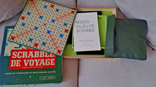 ANCIEN JEU DE SCRABBLE    DE  VOYAGE     COMPLET