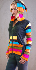 Gugel Patchwork Veste Népal