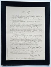 ROY DE LACHAISE Chiflet Epenoux FAIRE PART Ruffier FROMENT Grivel VARAX 1902