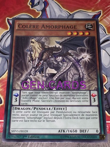 Carte oh colere - carte,