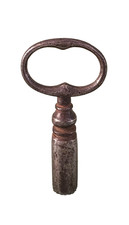 Ancienne clef d'horloge carré