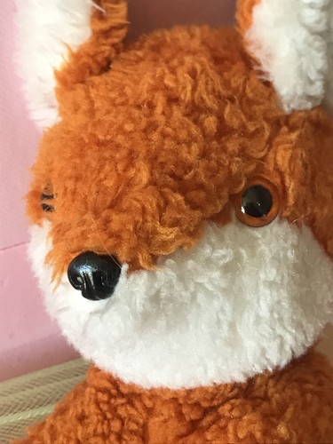 Peluche renard vintage - renard, cm