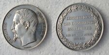 RARE MEDAILLE (DE FONCTION ?)  NAPOLEON III  COMMISSION DES LOGEMENTS INSALUBRES
