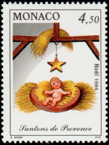 Monaco 1958 noel - "noel, santons