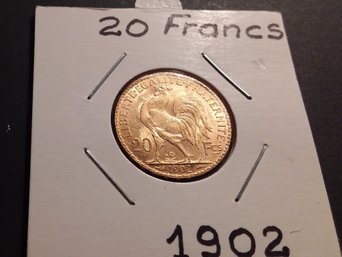 Francs coq 1902 - 20, .