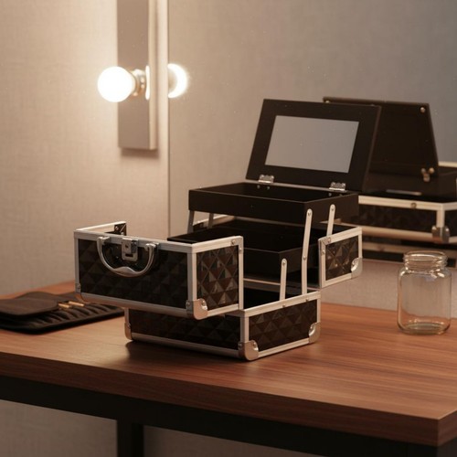 Valise maquillage miroir grand - miroir,