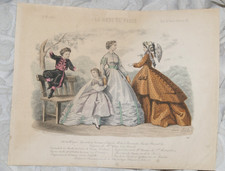 ancienne gravure de mode