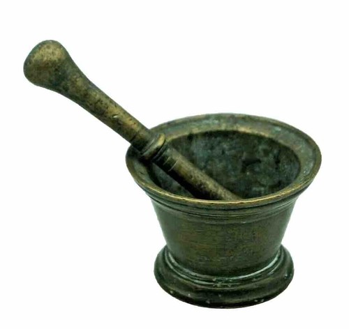 Mortier pilon en bronze - ,