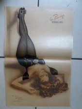 POSTER  CENTRAL  DU   Magazine  STARS et VEDETTES  avec PIN-UP de ROGER BRARD 11