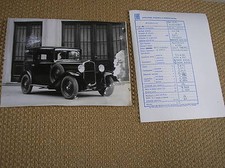 Fiat 508 Baby-Foot Photo Original Data Techniciens Bureau Impression Propagande