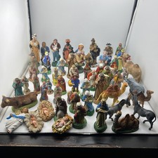 Lot santons anciens plâtre