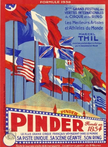 Pinder 1938 affiche - "pinder,