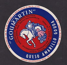  Ancienne étiquette Fromage Vénézuela BN135397 Chevalier Homme Cheval 