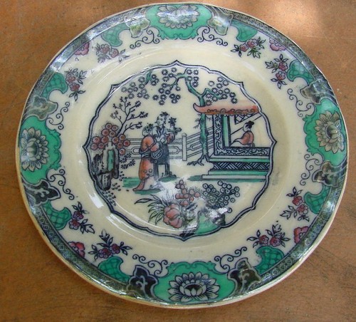 Assiette plate céramique - plate, en