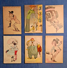 lot cartes postales d'illustrateurs anciennes Début 20ème siècle