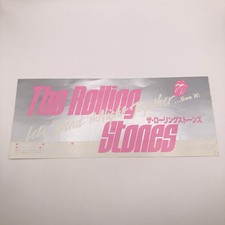 The Rolling Stones Mick Jagger Movie Ticket Stub Japan Limited Retro Rare F/S