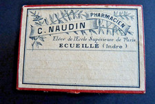 Boîte de Pharmacie NAUDIN. ECUEILLE (Indre)