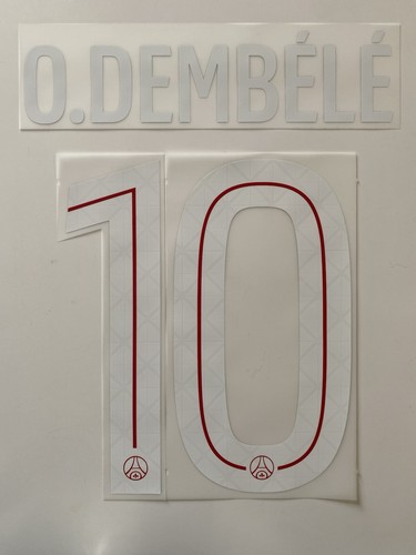 Flocage officiel psg dembele - flocage, o.dembele