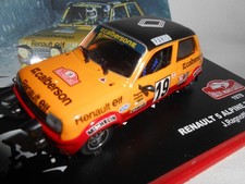 RENAULT 5 ALPINE TURBO N°19 DU RALLYE MONTE CARLO DE 1978  1/43ème