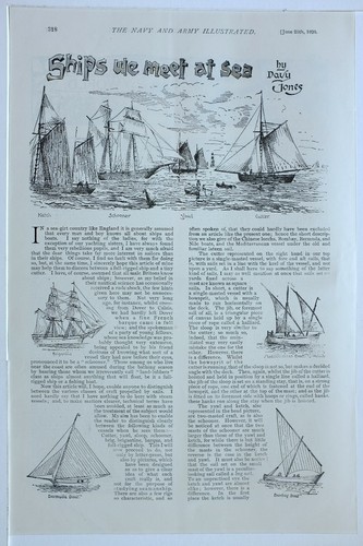 1898 imprimer navires - en, mer