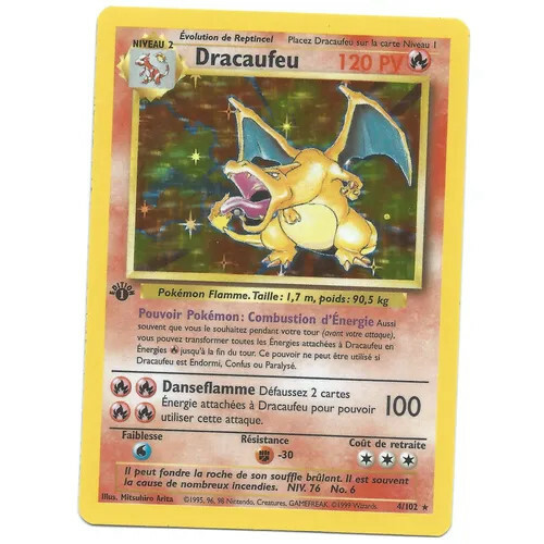 Carte pokemon dracaufeu -  , psa