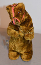 Ancien Ours à Clé Automate Vintage Environ  1960