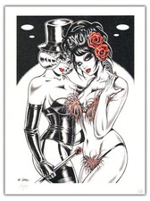 Lithographie GUERRA Nik Pin up 150ex-s 30x40 (12)