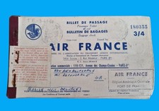 Carnet billets aviation avion air france région amérique centrale fort de france