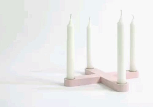 Bougeoir snug cross rose - snug.cross,