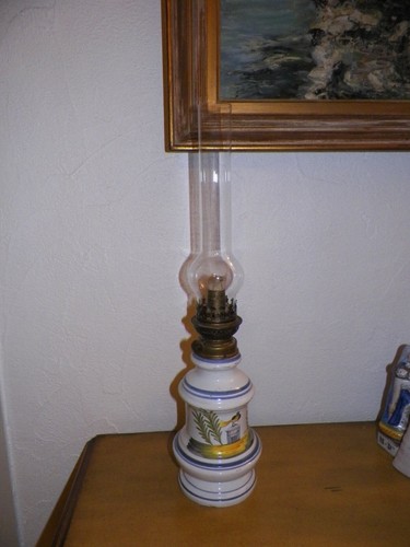 Ancienne lampe pétrole en - pétrole,